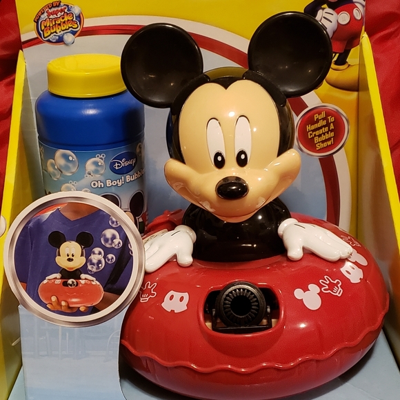 NWOT Mickey Bubble Machine